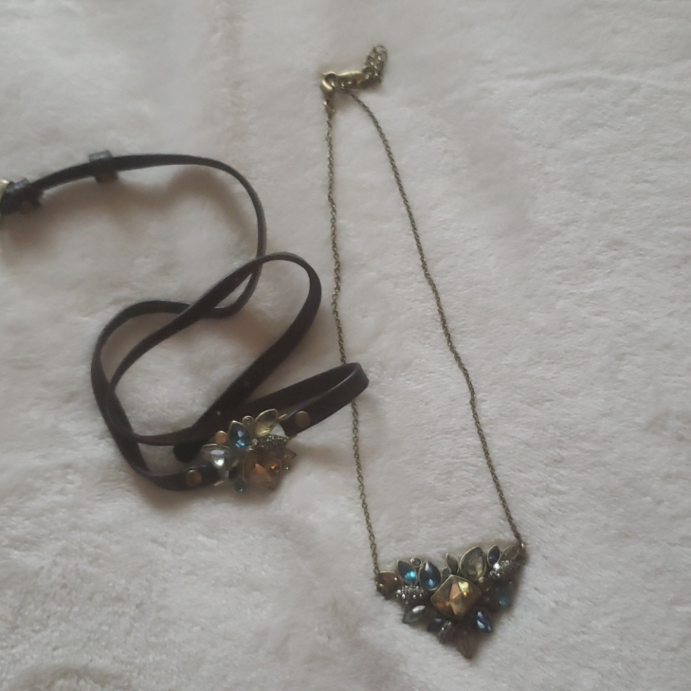 Necklace and Wrap Bracelet